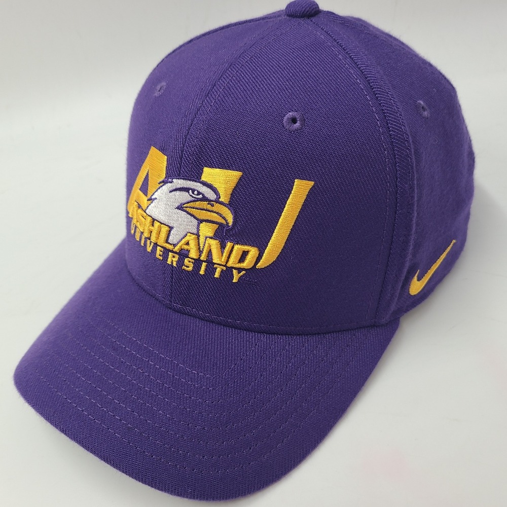 Ashland University Eagles Hat Fitted One Size Nike Purple NCAA Classic99 Dri-Fit